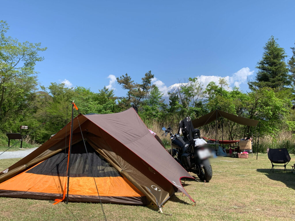 朝霧キャンプベースそらいろ　キャンプツーリング