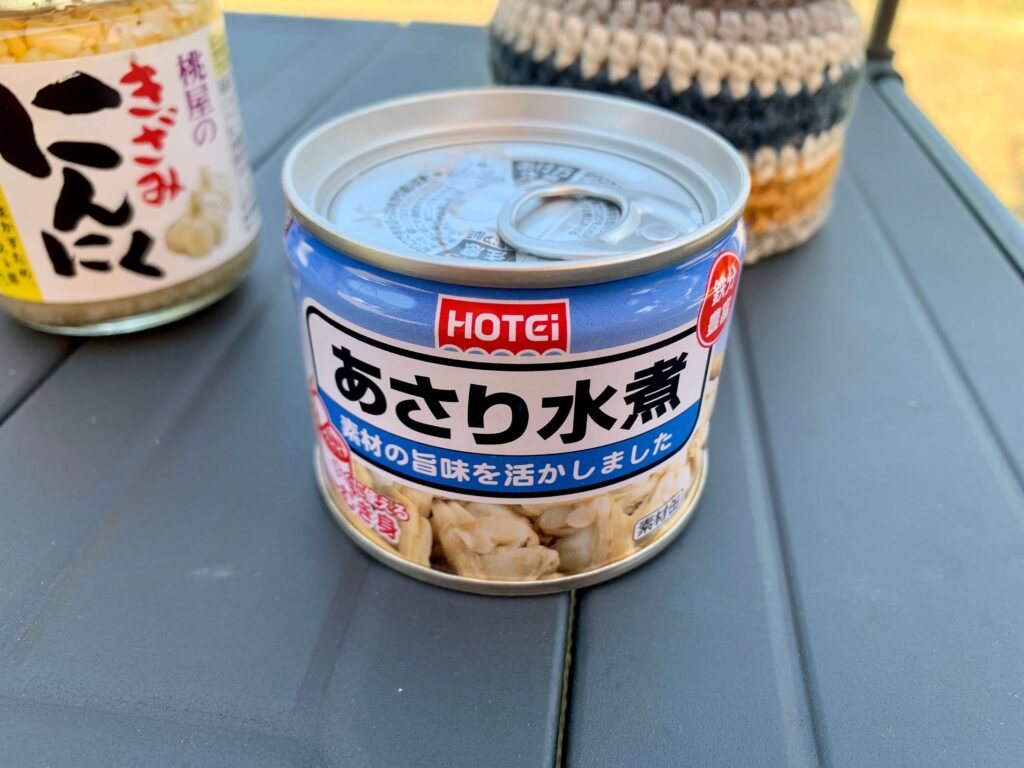 キャンプツーリング　キャンプ飯