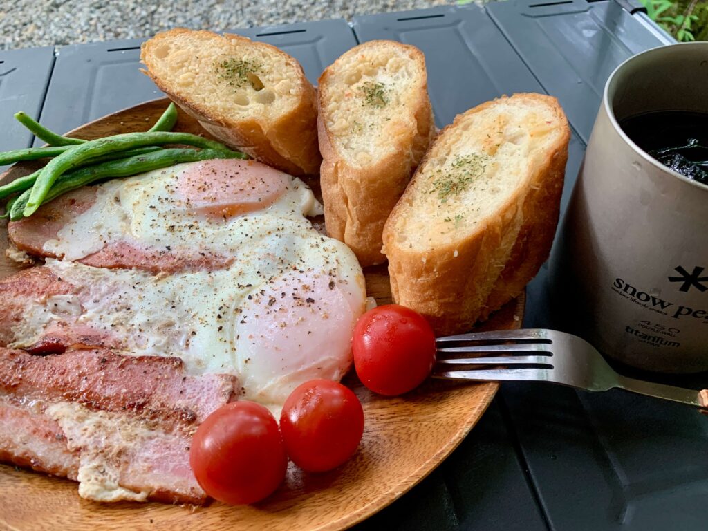 今日のキャンプ飯